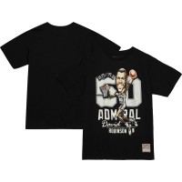Футболка David Robinson San Antonio Spurs Mitchell & Ness Hardwood Classics Caricature - Black
