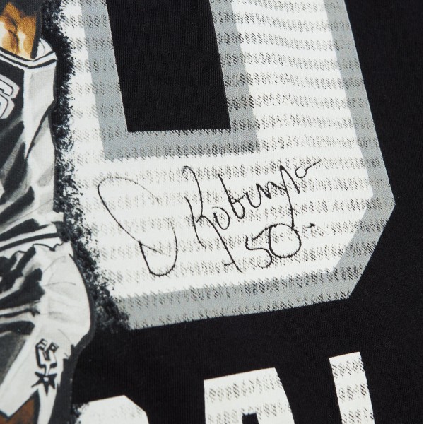 Футболка David Robinson San Antonio Spurs Mitchell & Ness Hardwood Classics Caricature - Black