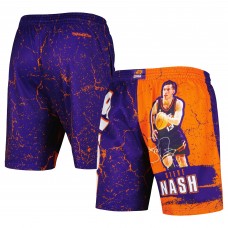 Шорты Steve Nash Phoenix Suns Mitchell & Ness Hardwood Classics Player Burst - Purple