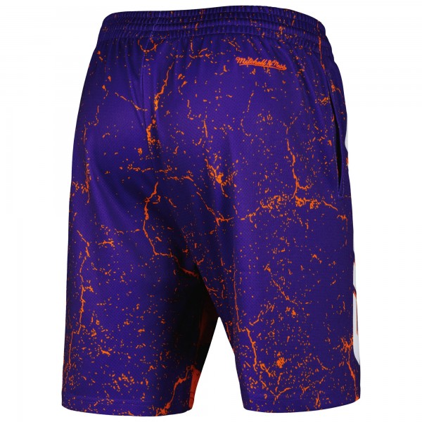 Шорты Steve Nash Phoenix Suns Mitchell & Ness Hardwood Classics Player Burst - Purple
