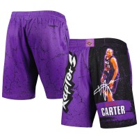 Шорты Vince Carter Toronto Raptors Mitchell & Ness Hardwood Classics Player Burst - Purple