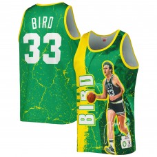 Майка Larry Bird Boston Celtics Mitchell & Ness 1985-86 Hardwood Classics Player Burst - Kelly Green