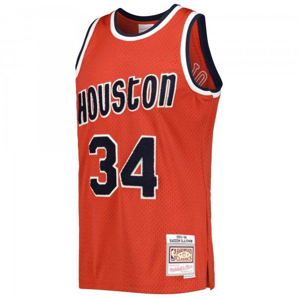 Игровая форма  Hakeem Olajuwon Houston Rockets Mitchell & Ness Hardwood Classics Off-Court Swingman - Red