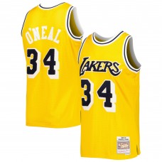 Игровая форма  Shaquille ONeal Los Angeles Lakers Mitchell & Ness Hardwood Classics Off-Court Swingman - Yellow