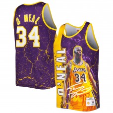 Майка Shaquille ONeal Los Angeles Lakers Mitchell & Ness 1999-00 Hardwood Classics Player Burst - Purple