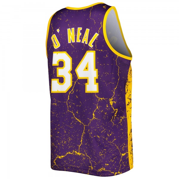 Майка Shaquille ONeal Los Angeles Lakers Mitchell & Ness 1999-00 Hardwood Classics Player Burst - Purple