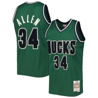 Игровая форма  Ray Allen Milwaukee Bucks Mitchell & Ness Hardwood Classics Off-Court Swingman - Green