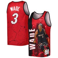 Майка Dwyane Wade Miami Heat Mitchell & Ness 2005-06 Hardwood Classics Player Burst - Black