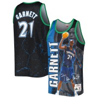Майка Kevin Garnett Minnesota Timberwolves Mitchell & Ness 2003-04 Hardwood Classics Player Burst - Black