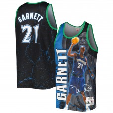 Майка Kevin Garnett Minnesota Timberwolves Mitchell & Ness 2003-04 Hardwood Classics Player Burst - Black