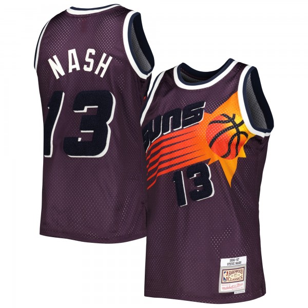Игровая форма  Steve Nash Phoenix Suns Mitchell & Ness Hardwood Classics Off-Court Swingman - Purple