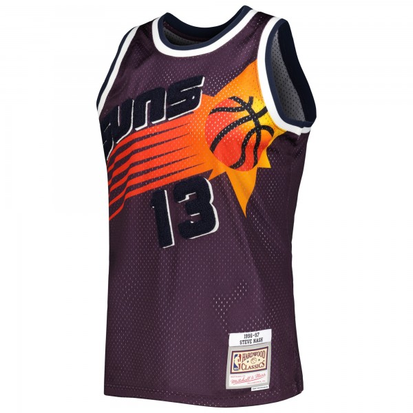 Игровая форма  Steve Nash Phoenix Suns Mitchell & Ness Hardwood Classics Off-Court Swingman - Purple