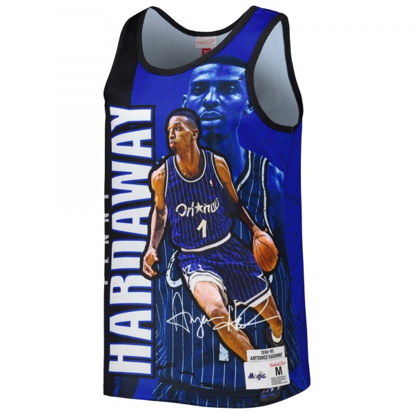 Майка Penny Hardaway Orlando Magic Mitchell & Ness 1994-95 Hardwood Classics Player Burst - Blue