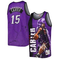 Майка Vince Carter Toronto Raptors Mitchell & Ness 1998-99 Hardwood Classics Player Burst - Purple
