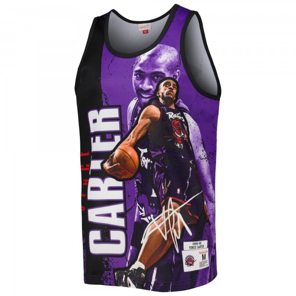 Майка Vince Carter Toronto Raptors Mitchell & Ness 1998-99 Hardwood Classics Player Burst - Purple
