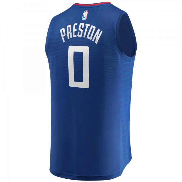 Игровая форма  Jason Preston LA Clippers Youth Fast Break Player - Icon Edition - Royal