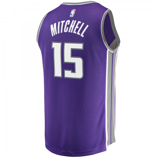 Игровая форма  Davion Mitchell Sacramento Kings Youth Fast Break Player - Icon Edition - Purple