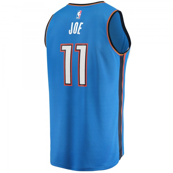 Игровая джерси Youth Oklahoma City Thunder Isaiah Joe Fanatics Blue Fast Break Player - Icon Edition