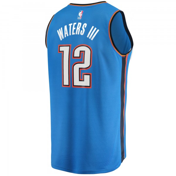 Подростковая Oklahoma City Thunder Lindy Waters III Fanatics Blue Fast Break Player Jersey - Icon Edition