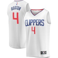 Игровая форма  Brandon Boston LA Clippers Youth Fast Break Player - Association Edition - White