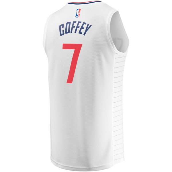 Игровая форма  Amir Coffey LA Clippers Youth Fast Break Player - Association Edition - White