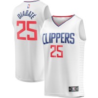 Игровая форма  Moussa Diabaté LA Clippers Youth Fast Break Player - Association Edition - White