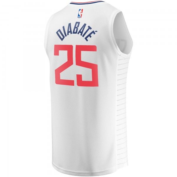 Игровая форма  Moussa Diabaté LA Clippers Youth Fast Break Player - Association Edition - White
