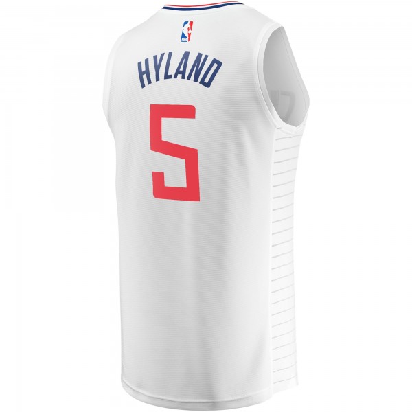 Игровая форма  Bones Hyland LA Clippers Youth Fast Break Player - Association Edition - White