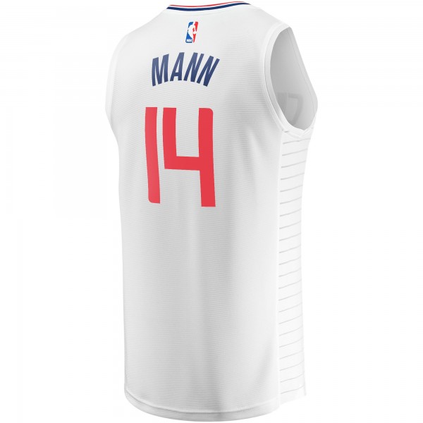 Игровая форма  Terance Mann LA Clippers Youth Fast Break Player - Association Edition - White