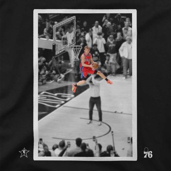 Футболка Mac McClung Philadelphia 76ers Stadium Essentials 2023 NBA Dunk Contest - Black
