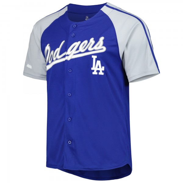 Игровая форма  Los Angeles Dodgers Stitches Button-Down Raglan Fashion - Royal