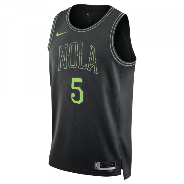 Игровая форма  Herbert Jones New Orleans Pelicans Nike Unisex 2023/24 Swingman - Black - City Edition