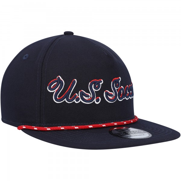 Бейсболка USMNT New Era Script Golfer - Navy