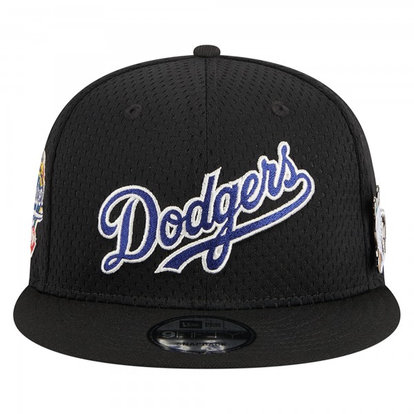 Бейсболка Los Angeles Dodgers New Era Post Up Pin 9FIFTY - Black