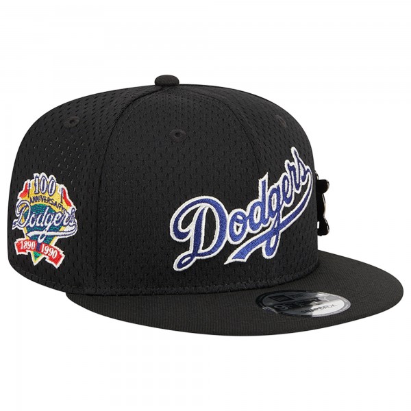 Бейсболка Los Angeles Dodgers New Era Post Up Pin 9FIFTY - Black