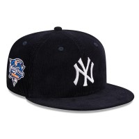 Бейсболка New York Yankees New Era Throwback Corduroy 59FIFTY - Navy