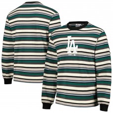 Los Angeles Dodgers PLEASURES Cream/Green Ballpark Long Sleeve T-Shirt