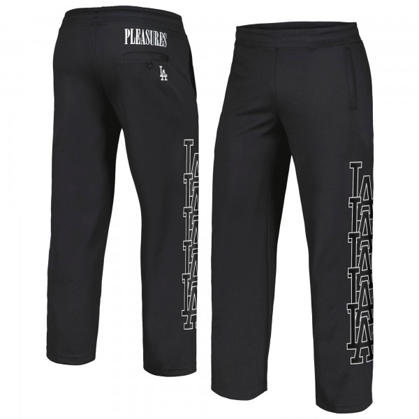Los Angeles Dodgers PLEASURES Black Pitcher Track Pants