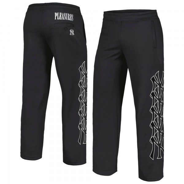 Штаны New York Yankees PLEASURES Black Pitcher Track
