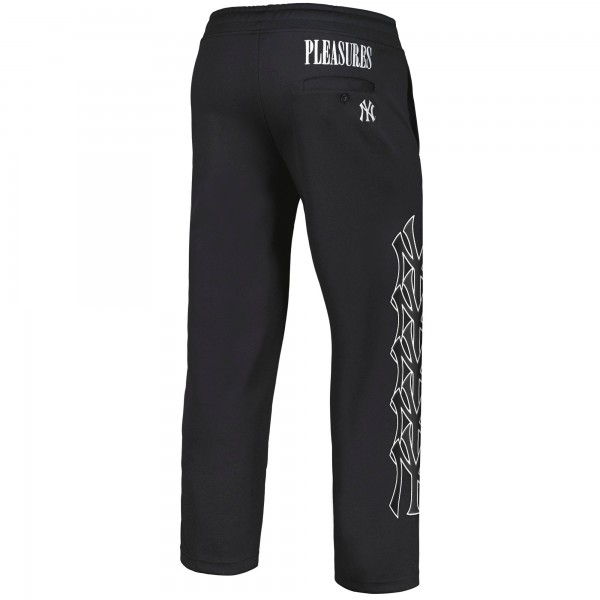 Штаны New York Yankees PLEASURES Black Pitcher Track