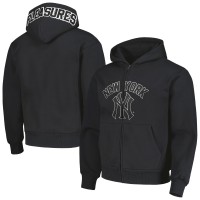 Толстовка на молнии New York Yankees PLEASURES Black Opening Day