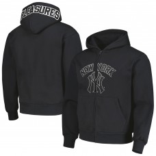 Толстовка на молнии New York Yankees PLEASURES Black Opening Day