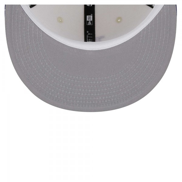 Бейсболка Los Angeles Dodgers New Era Chrome Sutash 59FIFTY - Cream/Royal