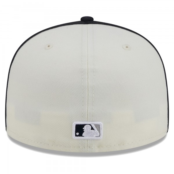 Бейсболка New York Yankees New Era Chrome Sutash 59FIFTY - Cream/Navy