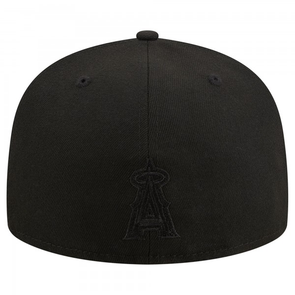 Бейсболка Los Angeles Dodgers New Era Satin Peek 59FIFTY - Black