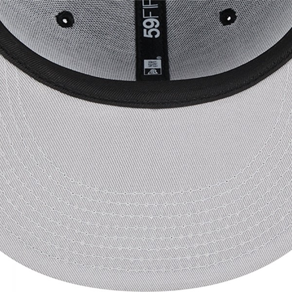 Бейсболка Los Angeles Dodgers New Era Satin Peek 59FIFTY - Black