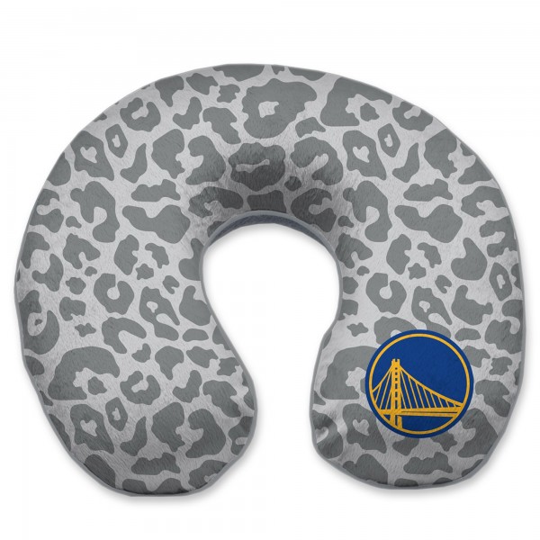 Подушка для путешествий Golden State Warriors Cheetah Print Memory Foam
