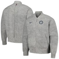 Кофта на молнии Team USA Nike 2024 Summer Olympics Media Day Look - Gray