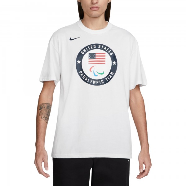 Футболка Team USA Nike 2024 Summer Paralympics Media Day Look Essentials - White