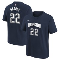 Именная футболка Franz Wagner Orlando Magic Nike Youth 2023/24 City Edition - Navy